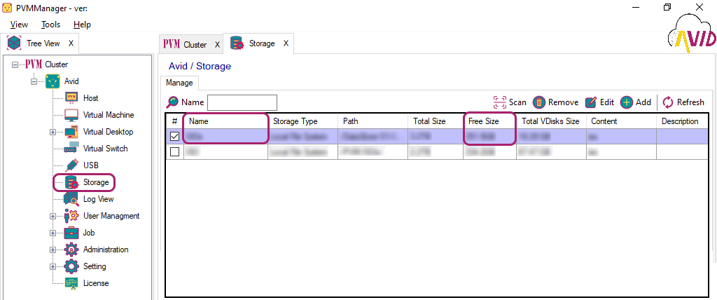 storage2 چک کردن استوریج