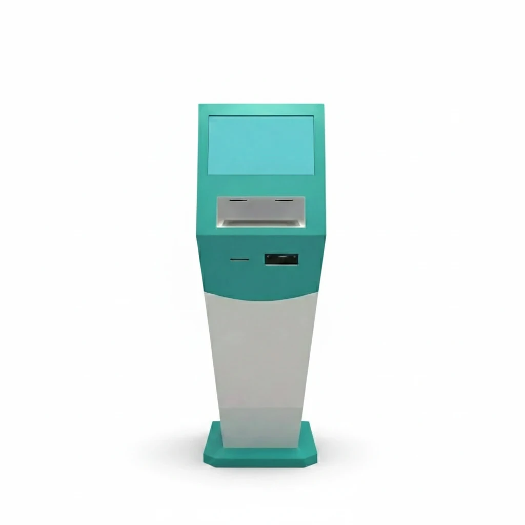 کیوسک سخت‌افزاری Standalone فایلاد کیوسک با صفحه نمایش لمسی و پورت USB برای مدیریت امن فایل‌ها در سازمان