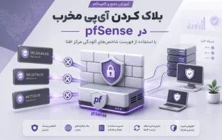 آموزش بلاک کردن آیپی مخرب در pfSense با لیست مرکز افتا