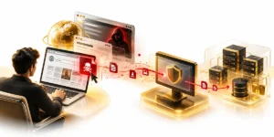 مسیر ورود تهدید از وبگردی سازمانی به سیستم کاربر و شبکه داخلی