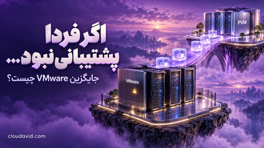 جایگزین VMware و مهاجرت از سرورهای VMware به زیرساخت مجازی‌سازی بومی PVM از طریق یک پل ارتباطی امن.